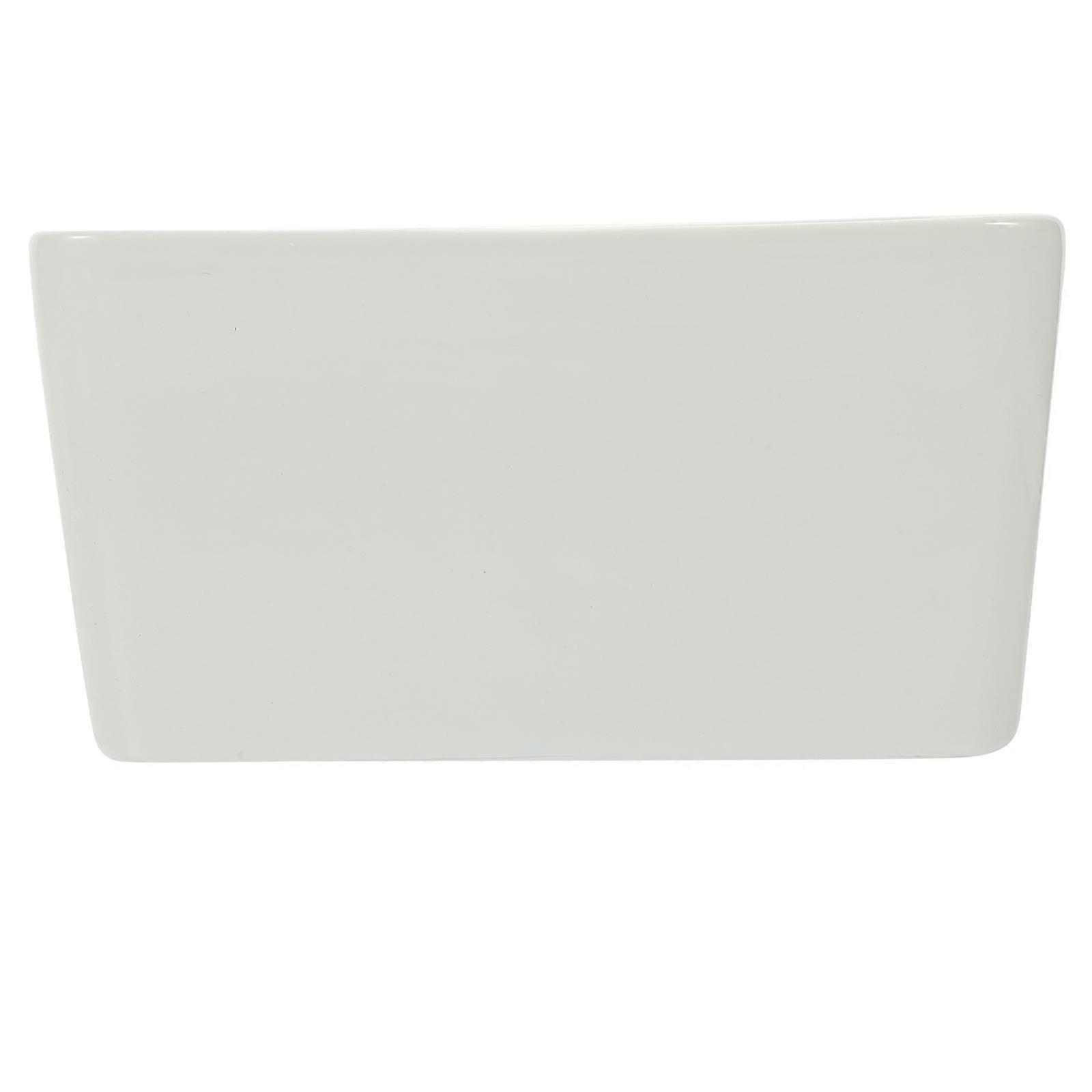 White Ceramic Large Capacity Pen Wash Dipping Container