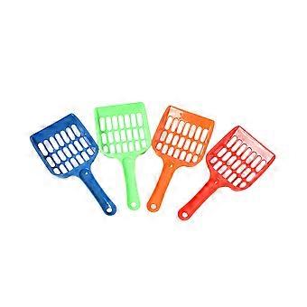 Cat Litter Scoop Plastic for Cleaning Use 12Pcs Assorted Color Kitten