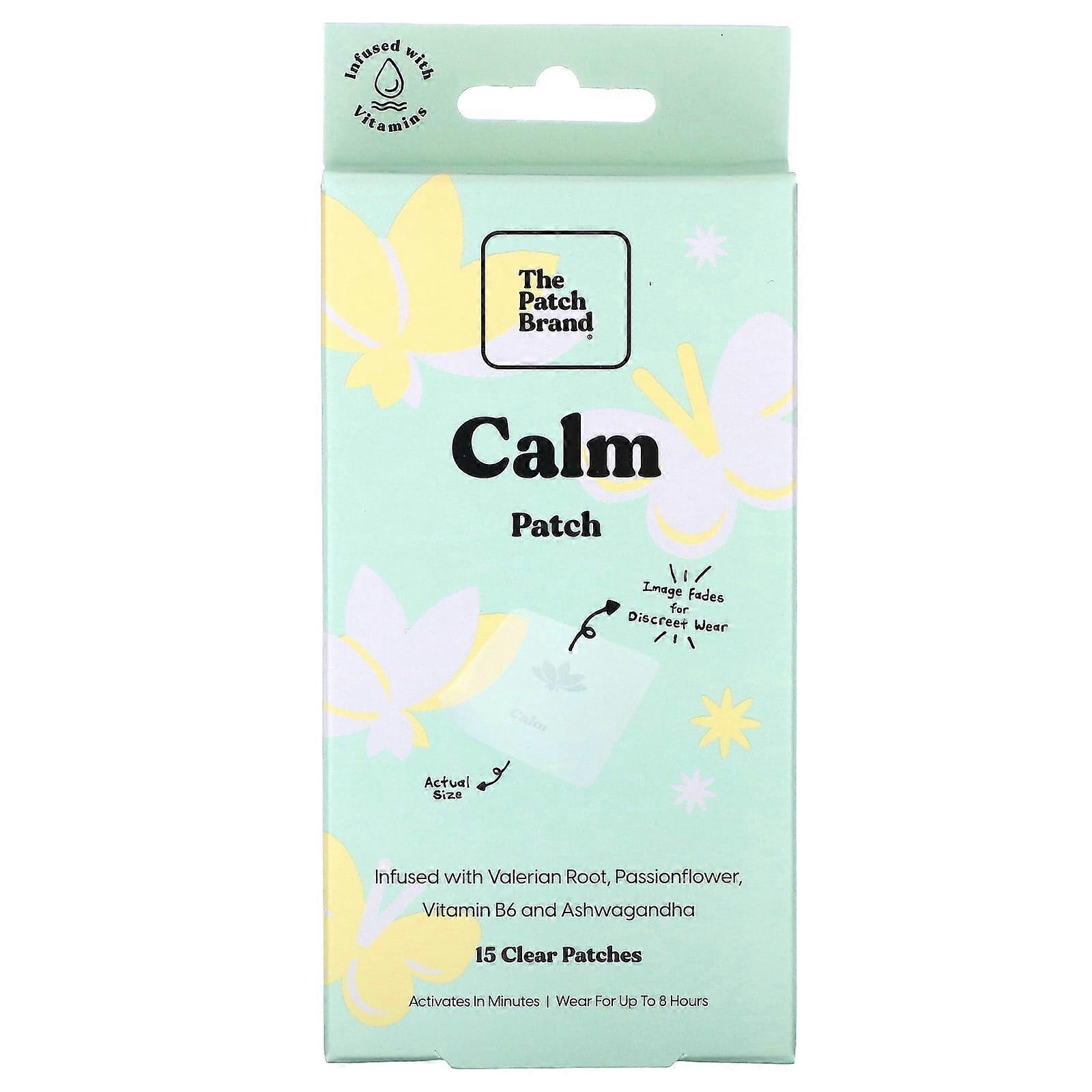 The Patch Brand, Calm Patch, 15 Clear Patches, 2-Pack