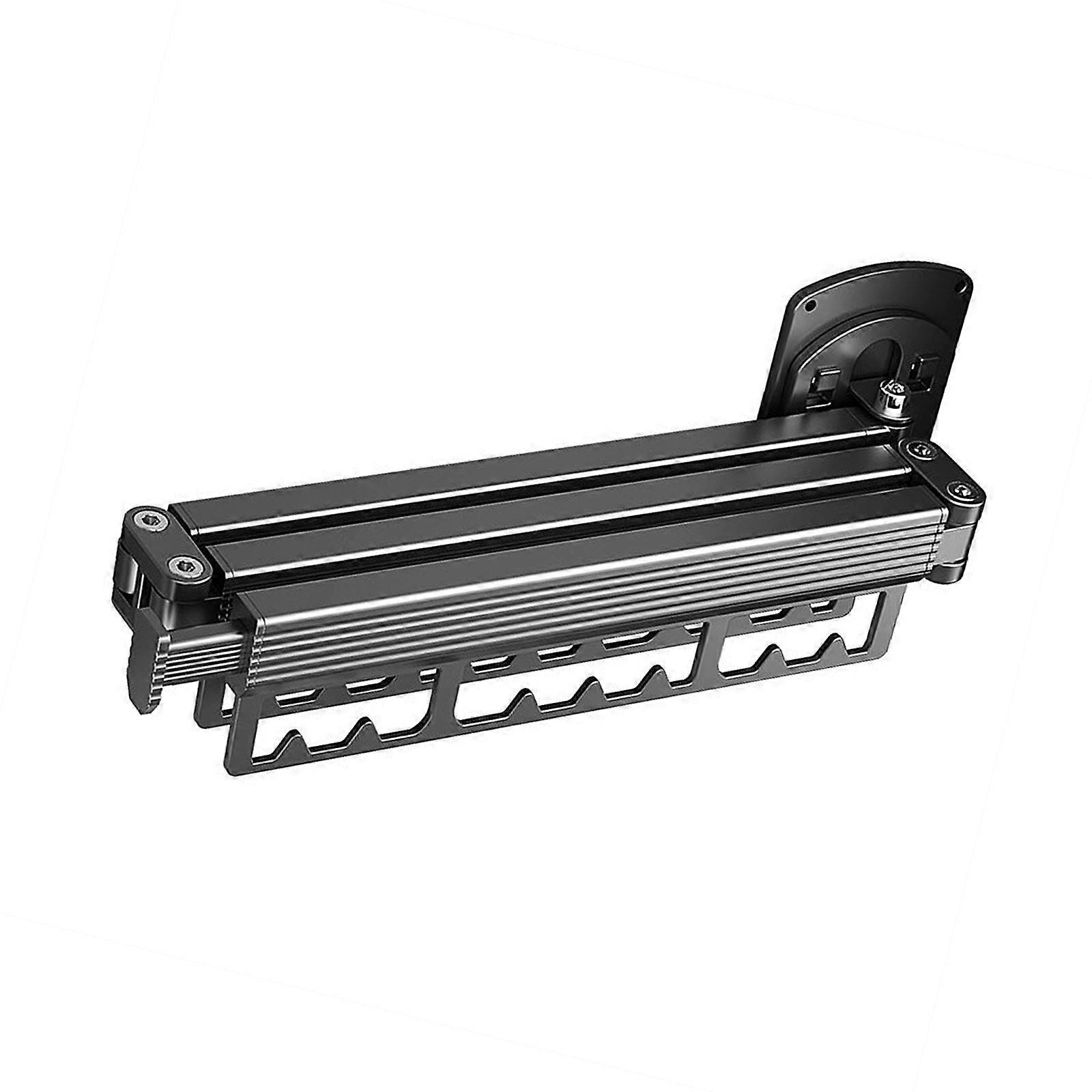 Practical 3 Level Expandable Drying Rack For Blankets Sheets And Family Laundry Featuring Easy Storage Multicolor