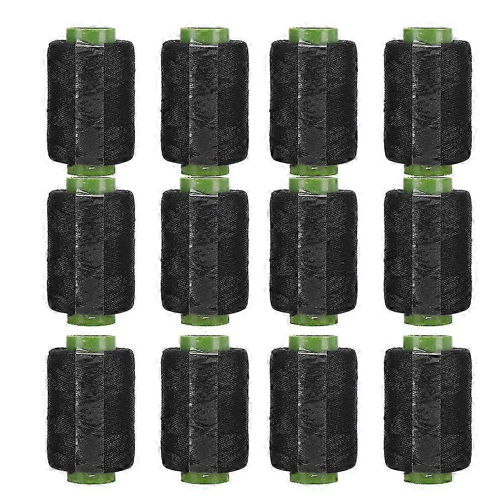 Black Thread Embroidery Polyester Thread Spool compatible with Quilting Stitching Machine Hand Sewing