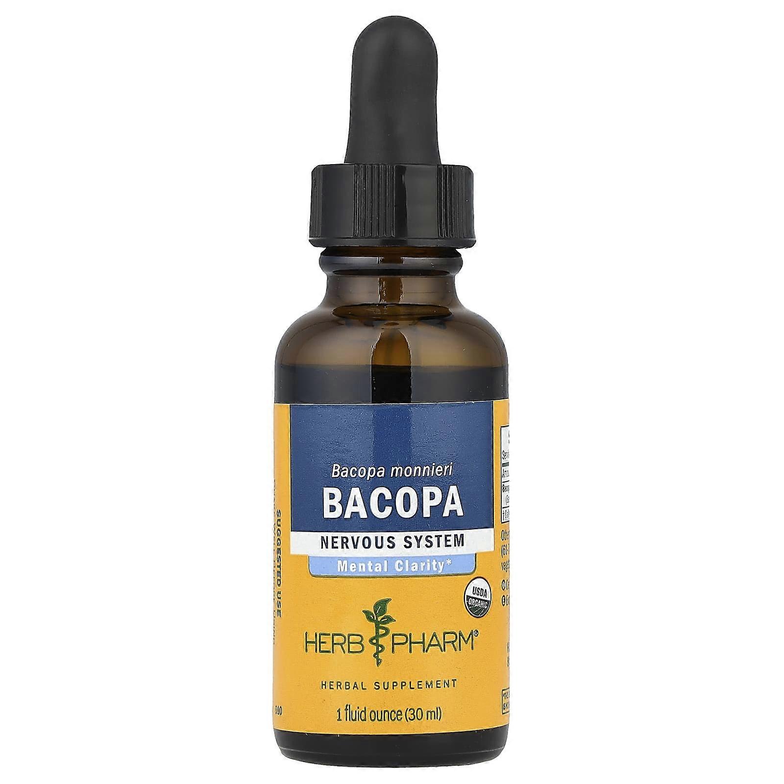 Herb Pharm, Bacopa, 1 fl oz (30 ml), 2-Pack