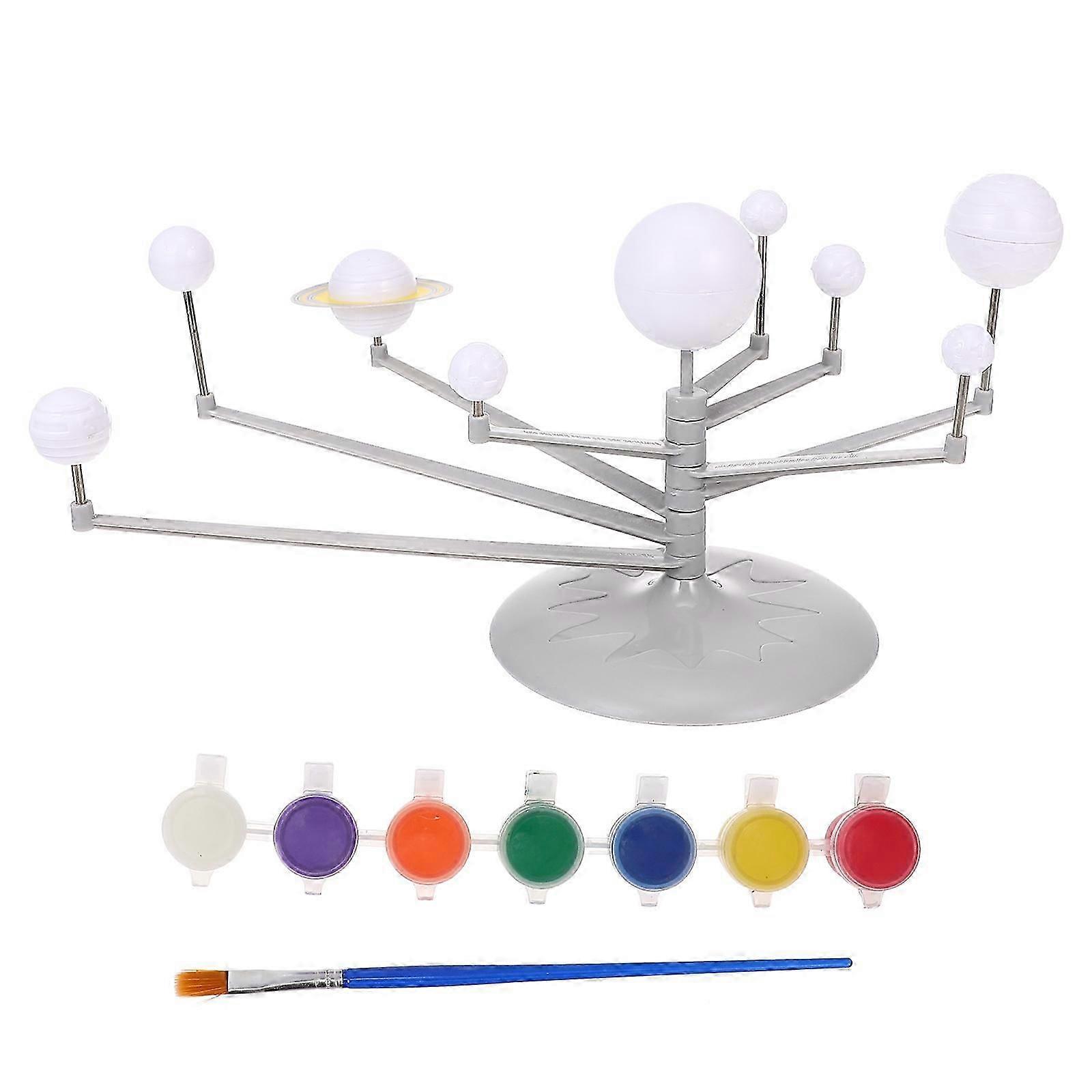 Children's Planetary Model Toy for Learning 1Set Rotating Planets