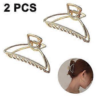 2pcs Metal Claw Clips, Antiscivolo, Fisso Forte, Retrò per le donne, ragazze