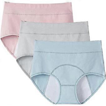 3pcs Womens Period Leakproof Pants Menstrual Panties Cotton Menstrual Underwear