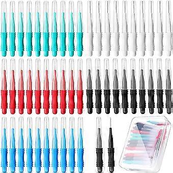 50 Pcs Brow Lamination Brush With Cap, Micro Eyebrow Brush Micro Lash Brush Brow