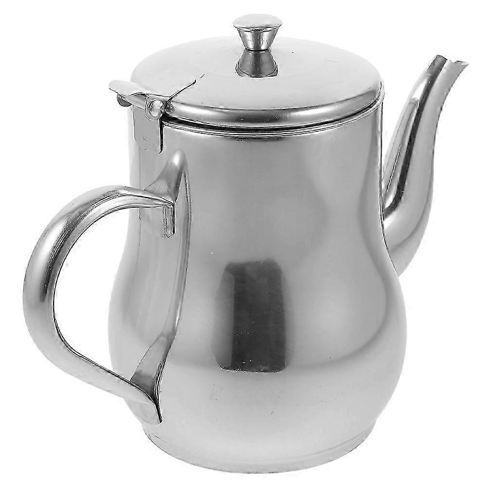Stainless Steel Soy Sauce Dispenser, Multi-Function Oil Container, 1500ml Heat-Resistant Kitchen Kettle for Home, Restaurant, Party