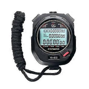 Three Rows Of 100 Stopwatch Timers Track And Field Training Black And White 2 Color Option