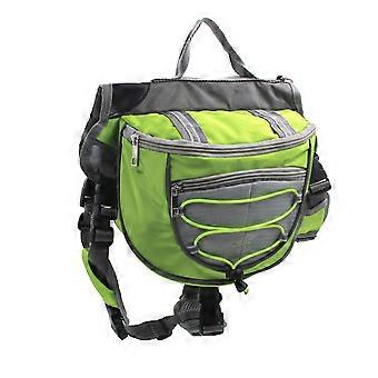 Großer Haustierrucksack für den Außenbereich, verstellbares Geschirr, Grün