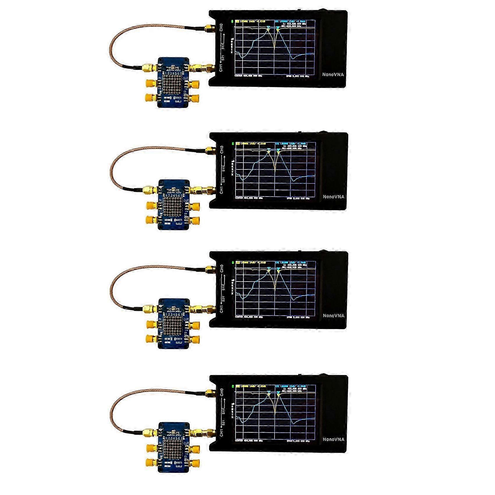 4X NanoVNA Testboard Kit VNA Test Demo Board Vector Network Analyzer Testing Board
