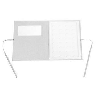 Lash Storage Case Practical False Eyelash Storage Box for 5Pcs Silver