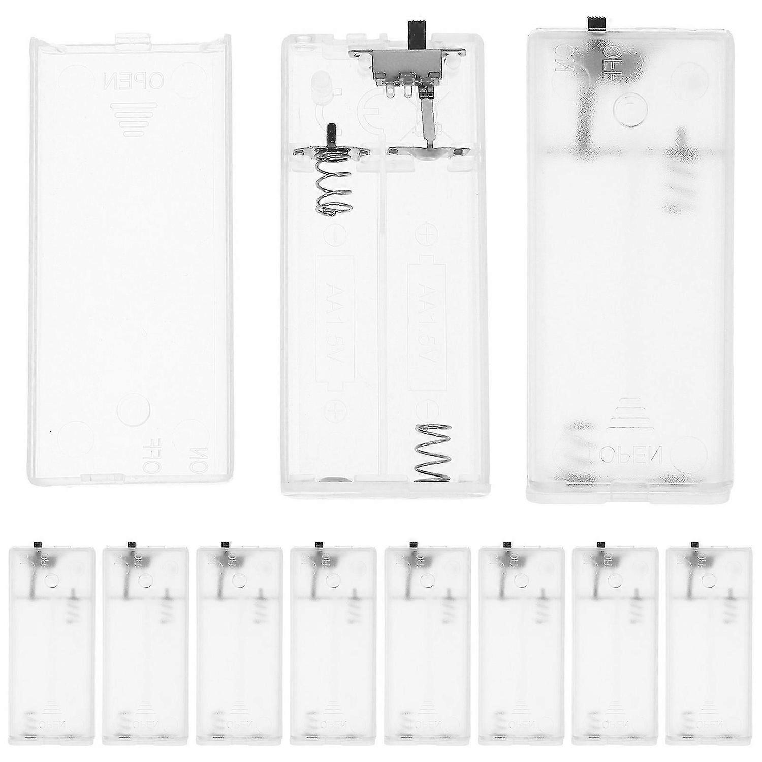 Replacement Battery Holder String Lights Battery Box for 10Pcs Use