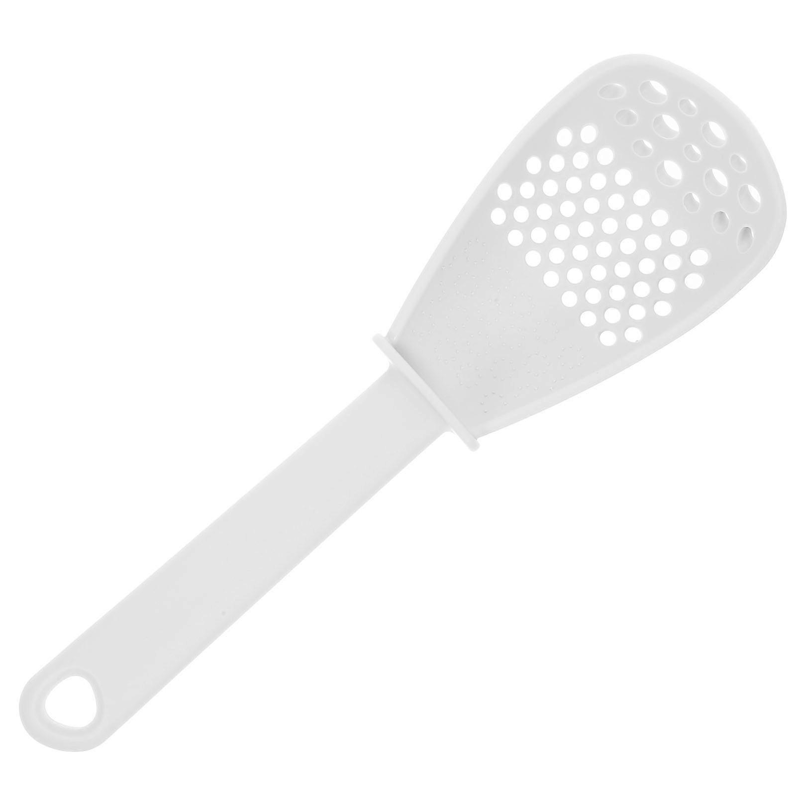 Cooking Grinding Spoon Plastic Colander for Multi-Function Use