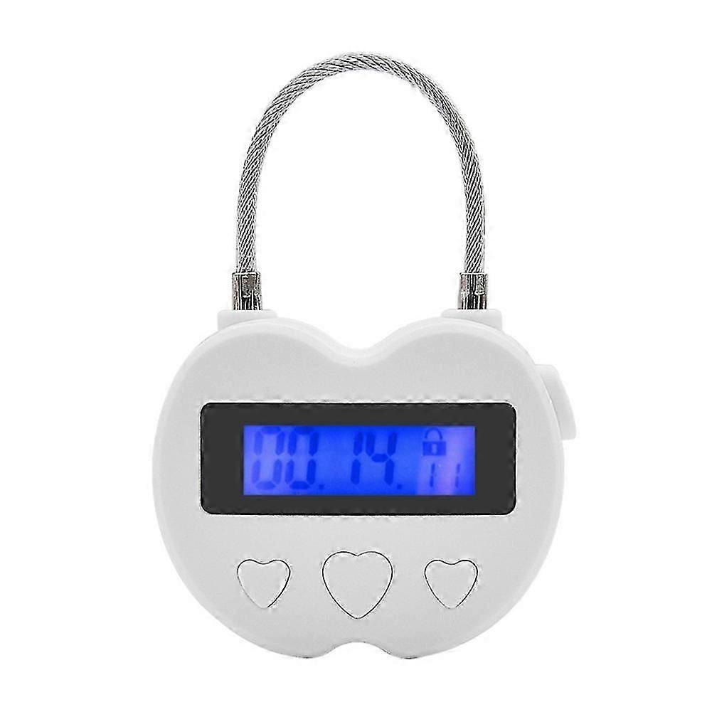 Electronic timer lock with LCD display for smart time control