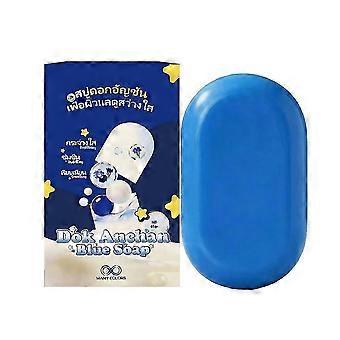 Nuovo sapone al fiore di pisello farfalla blu, pulizia profonda, controllo dell'olio, bianco brillante