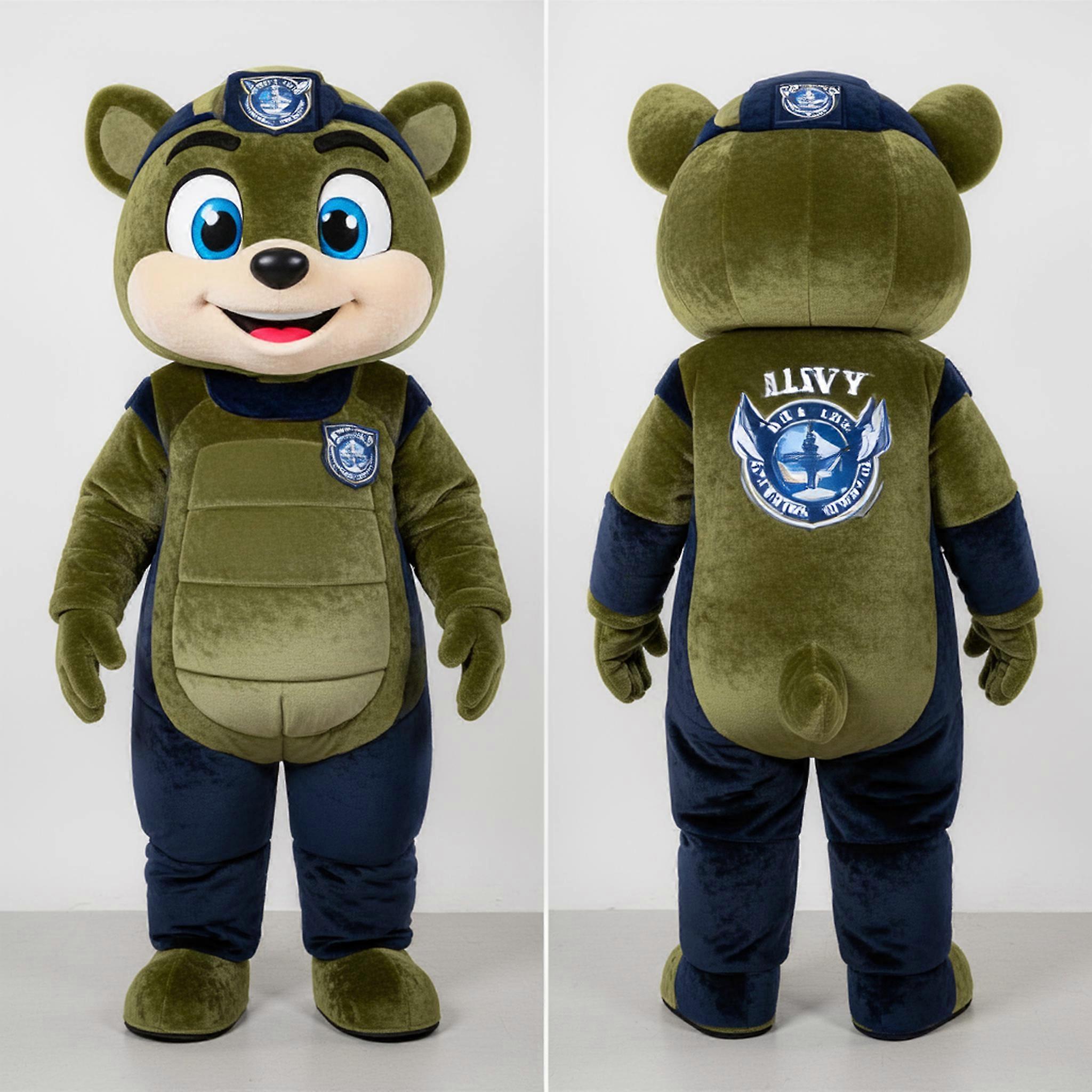 MASTICOT Olive Green Heroic Navy Seal Mascot