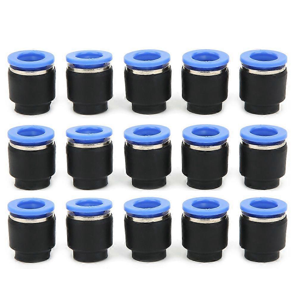 50PCs Air Pipe Plug Pneumatic Cap Plastic Brass Quick Insert PPF Oval Release Ring Hotel Use