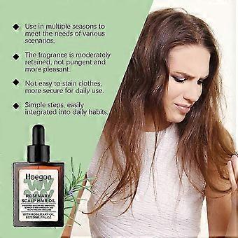 Rosemary Grow Scalp & Hair Oil + Curl Volume Foam Set - Vegan Scalp Care & Hair Oil Treatment - Lightweight Styling Foam for Curls - 100ML+30ML retro