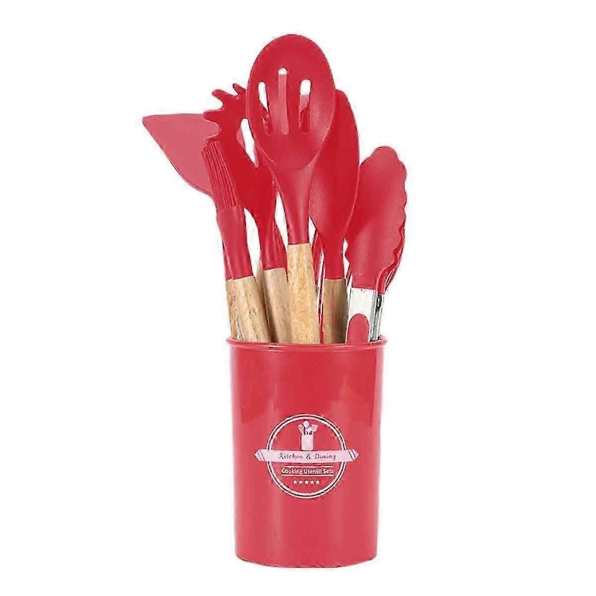 Ergonomic Silicone Kitchen Utensils Set