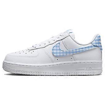 Nike Air Force 1 Low '07 Essential White University Blue Gingham Dames DZ2784-100