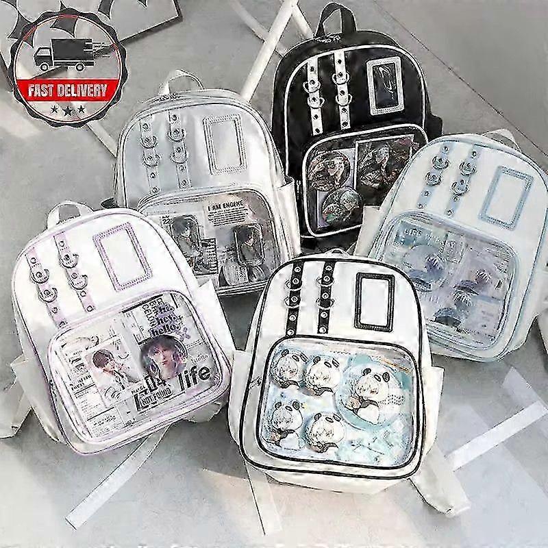 Retro Clear PVC Mini Ita Backpack