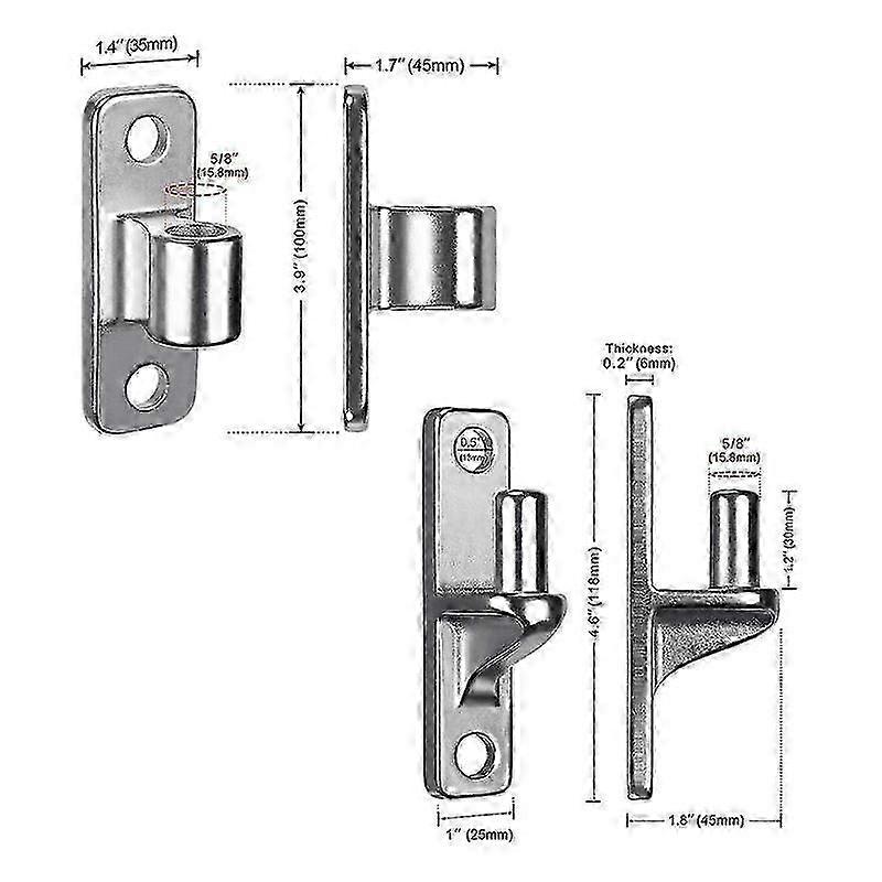 Non-Welding Stainless Farm Gate Hinges