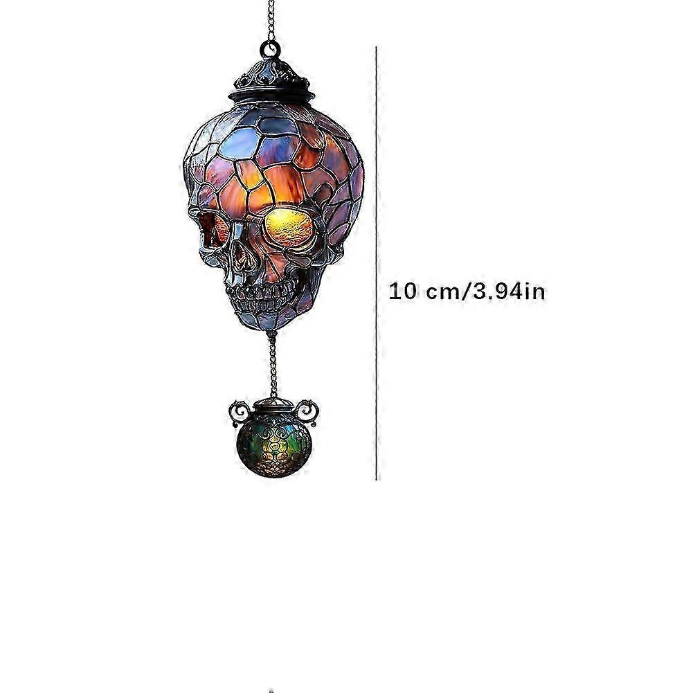 Gothic Skull Acrylic Window Hanging