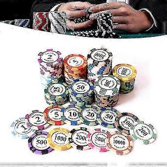 Fichas de múltiples denominaciones Fichas de juego portátiles Las-vegas Coin para casinos