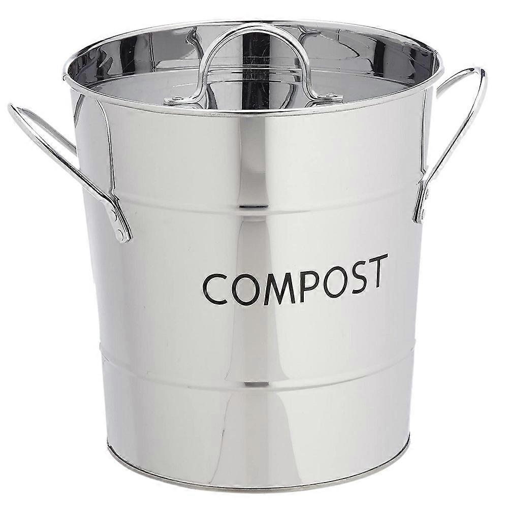 Compost Bin: Kitchen Compost Bin, Stainless Steel