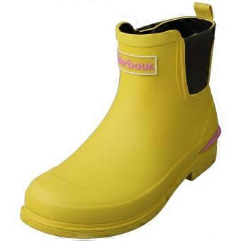 Barbour Abbeyfield Womens Wellington Boots in Yellow