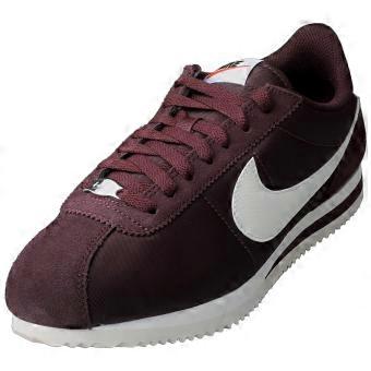 Nike Cortez Damen-Sneaker in Burgunderrot und Weiß