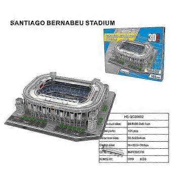 3D Cardboard Football Stadium Puzzle