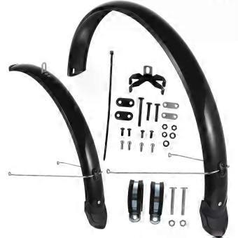 Bike Mudguards 27.5 Inch Wheel, Full Coverage ABS Set