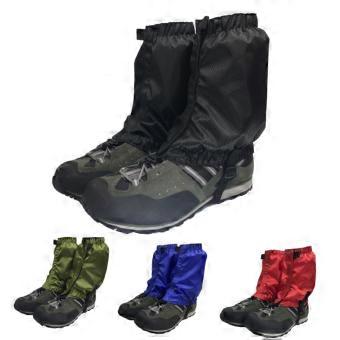 Waterproof Hiking Gaiters Lightweight Ankle Gaiters Breathable Oxford Cloth Adjustable Straps for Men and Women