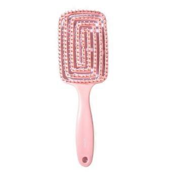 Detangling Hair Brush with Spiral Vents for Wet and Dry Hair, Fast Drying, Anti Tangle Design for All Hair Types