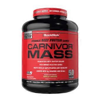 Muscle Meds Carnivor Mass Vanilla Caramel, 5.78 Lbs (Pack of 1)