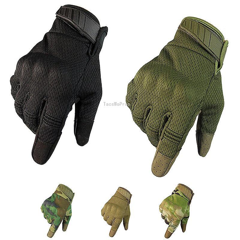 Durable Full Finger Tactical Gloves For Hiking, Fishing, Shooting, Hunting, Climbing, Airsoft, Paintball, Camping