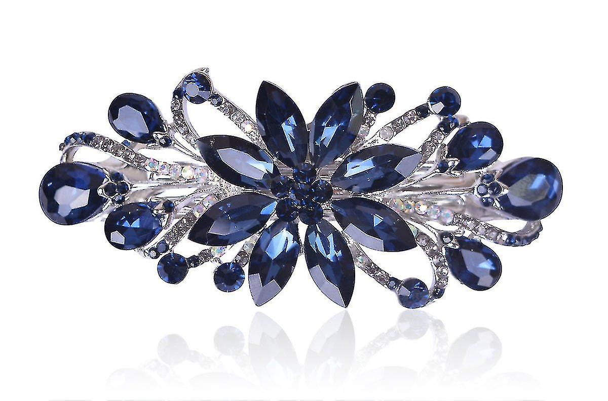 Hårnål Rhinestone Hairpin (mörkblå)