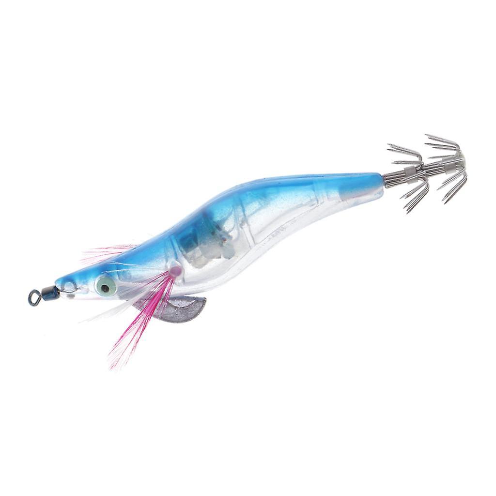 Squid Jig Hooks Shrimp Hard Night Fishing Octupus Lures with Luminous Hook