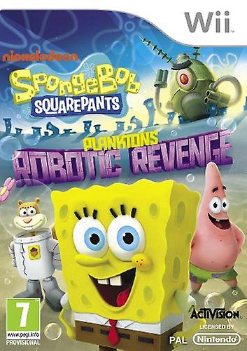 Spongebob Squarepants Planktons Robotic Revenge (Nintendo Wii) - PAL - New & Sealed