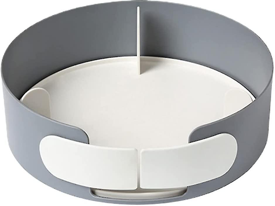 Turntable Storage Box Rotating Spice Basket With Kitchen Organizer Holder Abs Gray