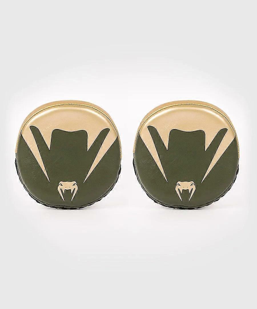 Venum Pro Boxing Mini Curved Punch Mitts - Khaki/Gold