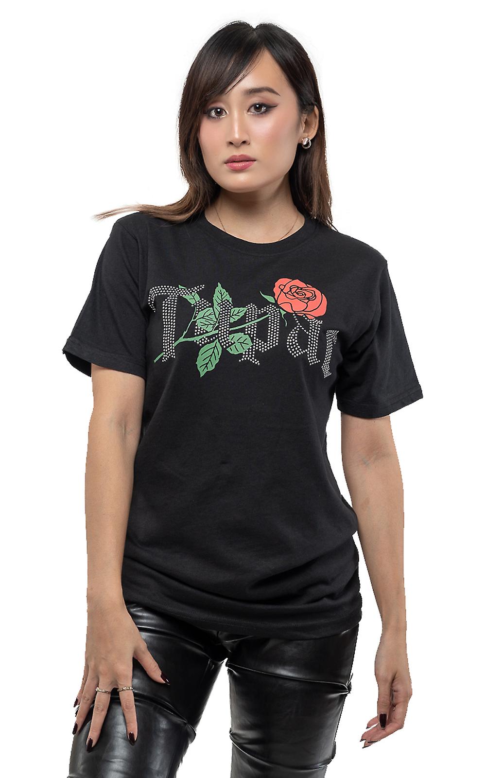 Tupac Diamante Rose T Shirt