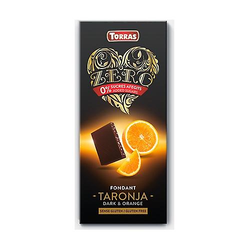 Zero dark chocolate with orange 125 g (Chocolate)