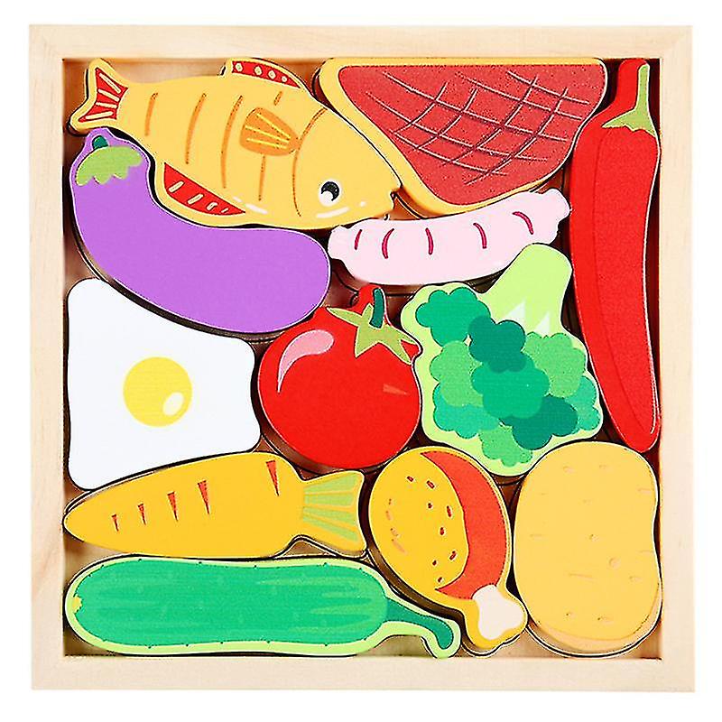 Creative Three-dimensional Puzzle Wooden Toy For Children's Enlightenment