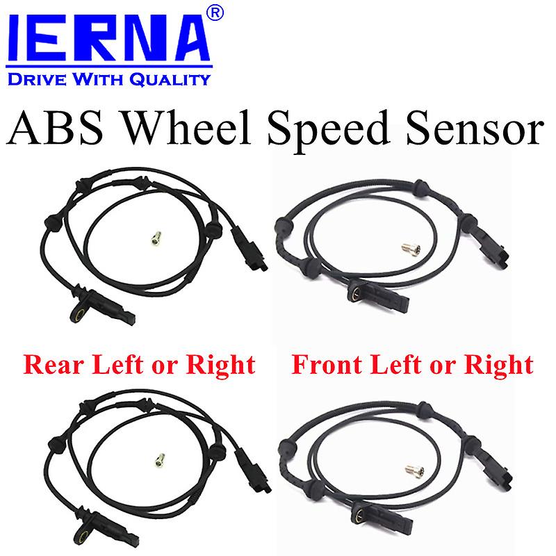 Ierna Front Rear Left And Right Abs Wheel Speed Sensor For Citroen C6 Peugeot 407 4545g7 4545c0 9642688280 4545g6 4545a9 9642687-front And Rear(4pcs)
