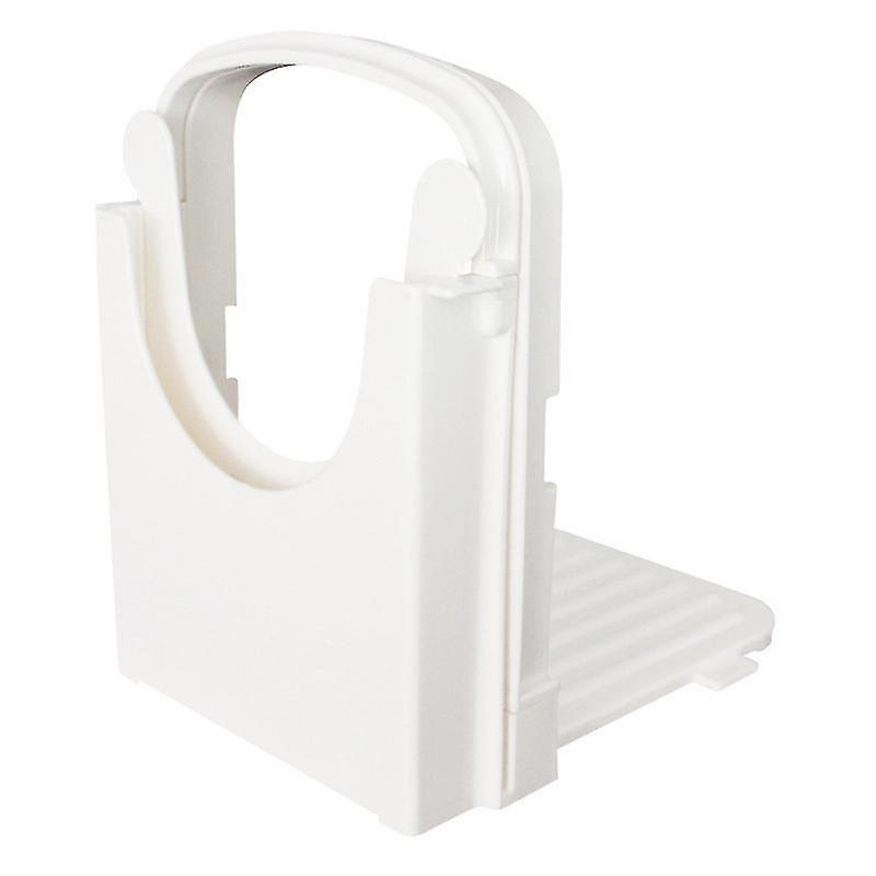 Brotschneidemaschine für selbstgebackene Brot faltbare Toastschneidemaschine mit rutschfester Matte (weiß)