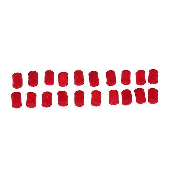 5x20pcs μέρη επισκευής πιλημάτων προφυλακτήρων σαξοφώνων για το άλτο τενόρο σοπράνο σαξόφωνο κόκκινο