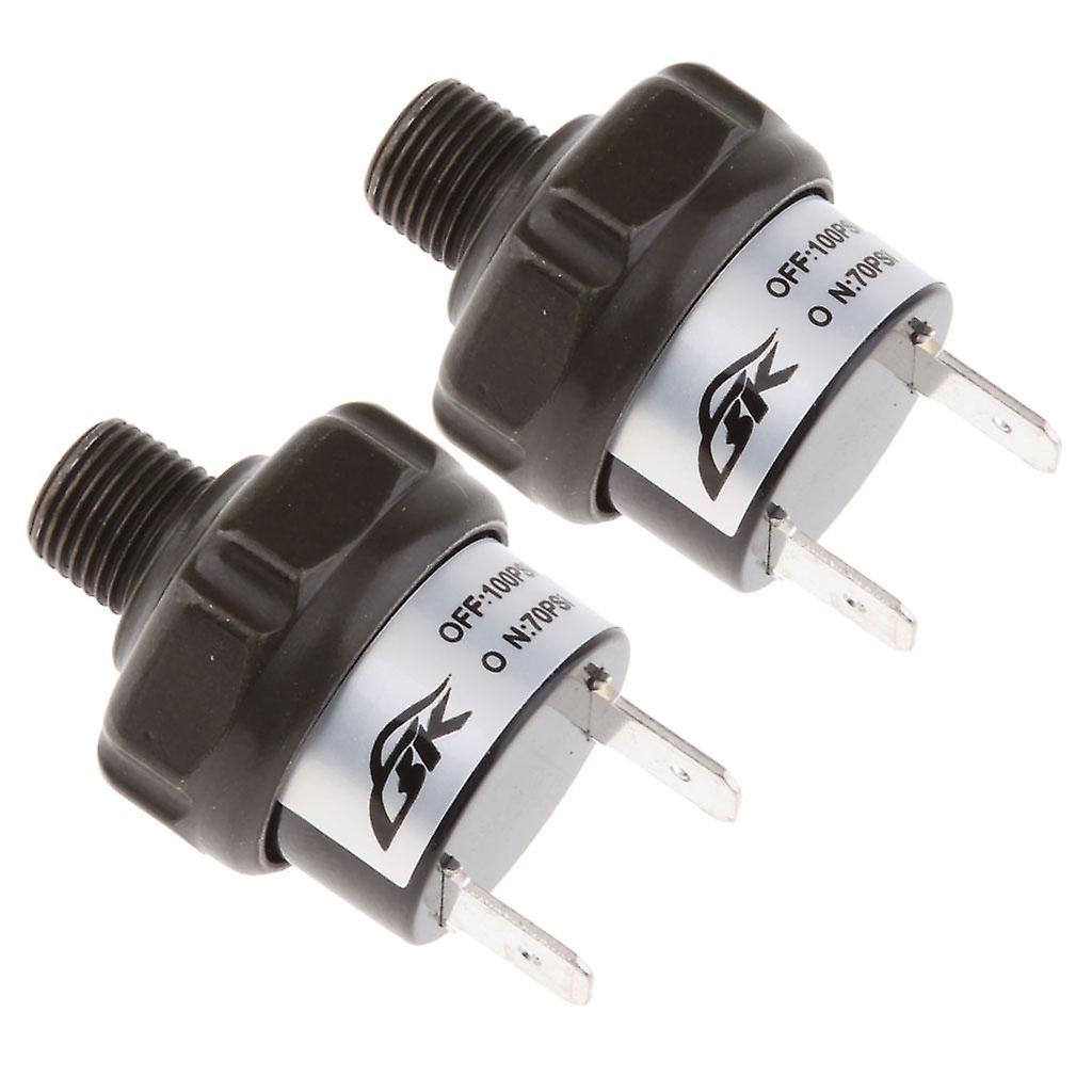 2 Pieces Air Pressure Control Switch 70-200 PSI for Air Compressor 70-100PSI