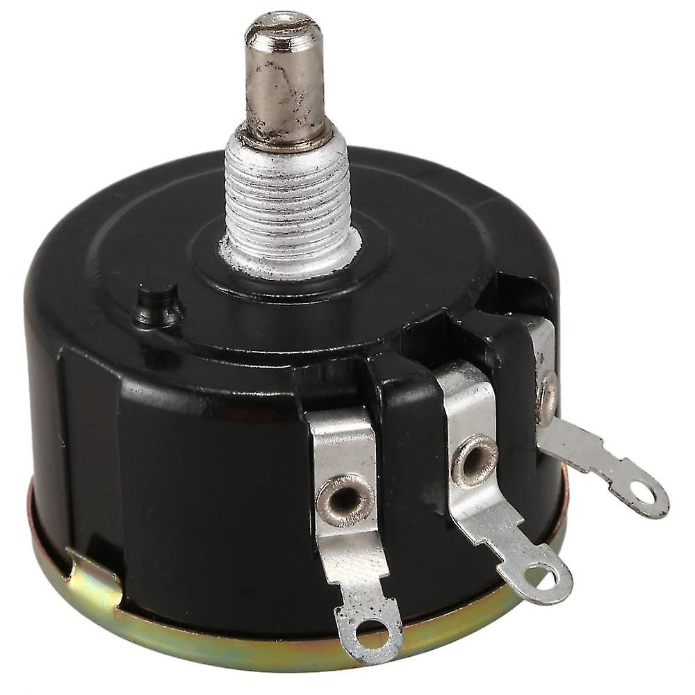 Wx050 10k Ohm 5w 6mm Στρογγυλό σύρμα άξονα πληγή ποτενσιόμετρο μαύρο + ασημί